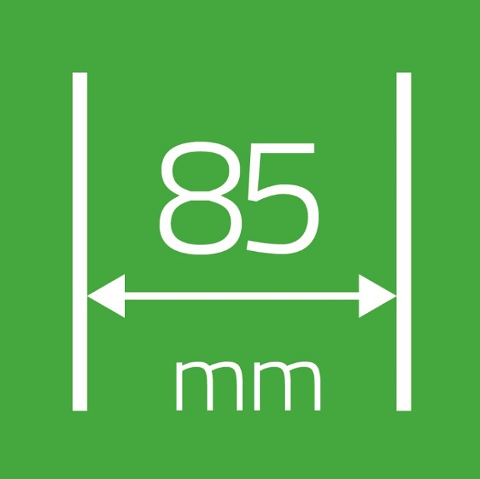 Bautiefe 85mm